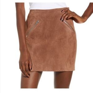 NWT Tan Suede Blank NYC Skirt Size 25